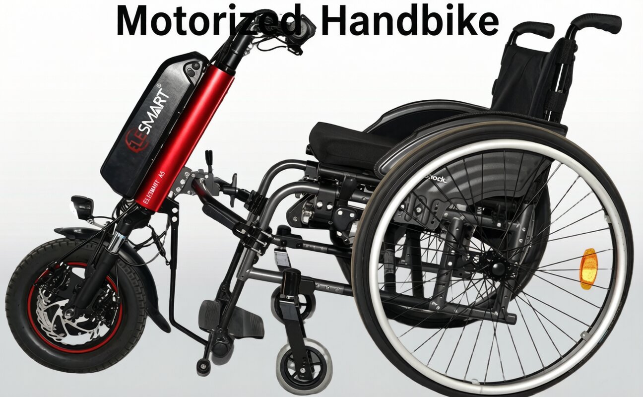 Handbike motorizada: o melhor acess&oacute;rio el&eacute;trico para cadeiras de rodas para mobilidade e liberdade incompar&aacute;veis