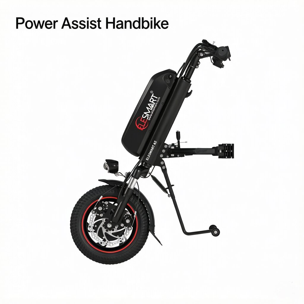 Power Assist Handbike: o melhor acess&oacute;rio el&eacute;trico para cadeiras de rodas para maior mobilidade
